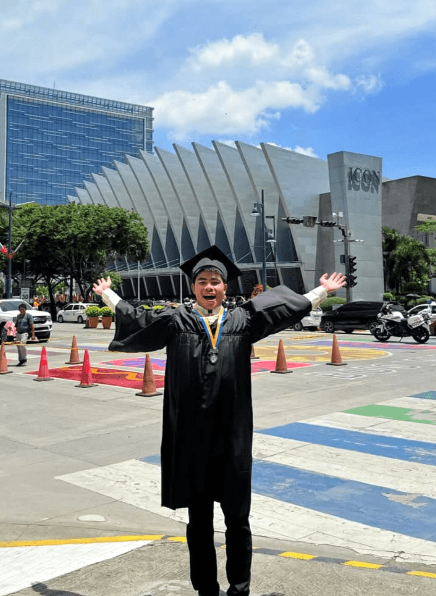 Matt at graduation